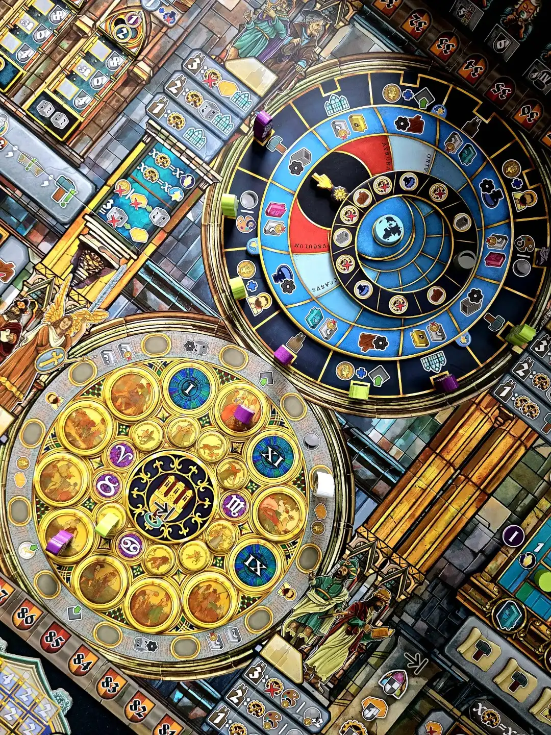 Dials, gears and rondels