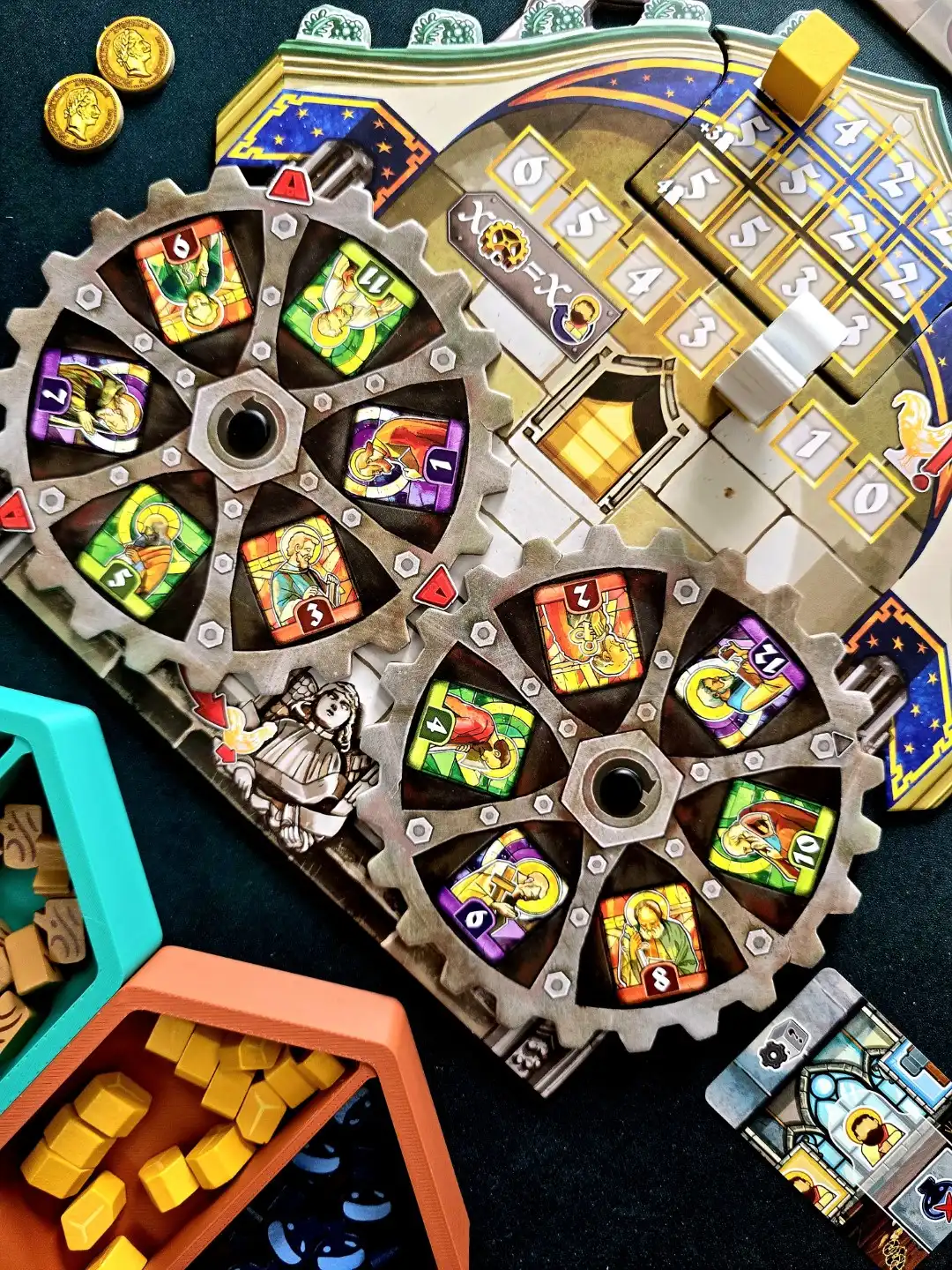 Dials, gears and rondels