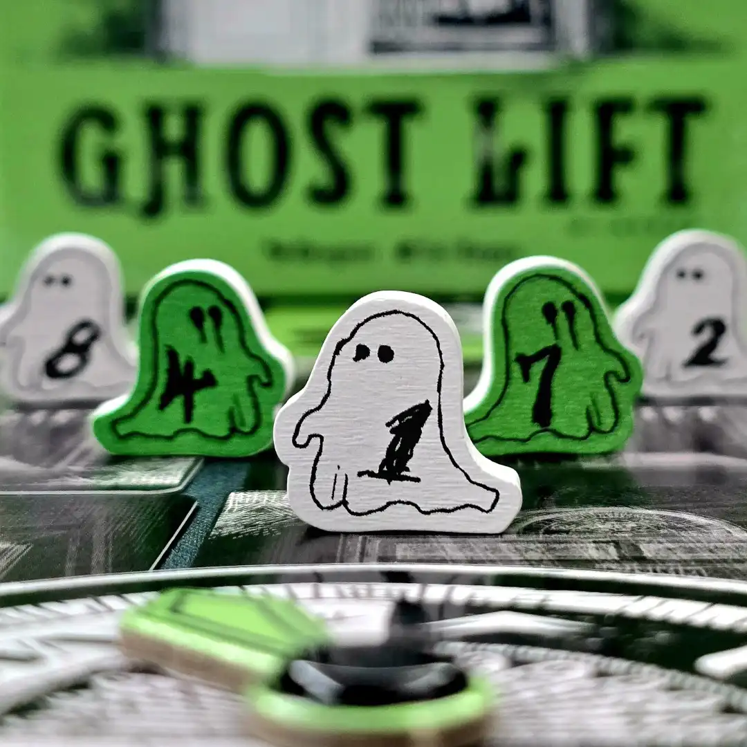 Elevator riding for two haunted individuals